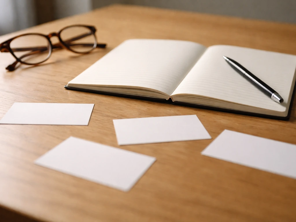Open notebook with multiple name cards blurred, suggesting the need to disambiguate a common name